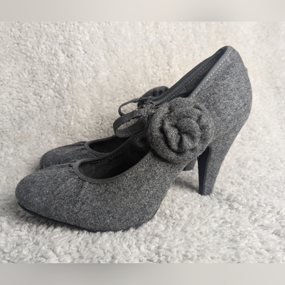 ROCKET DOG Heel Gray Women Shoes Size 8 Carpet Texture - Picture 3 of 9